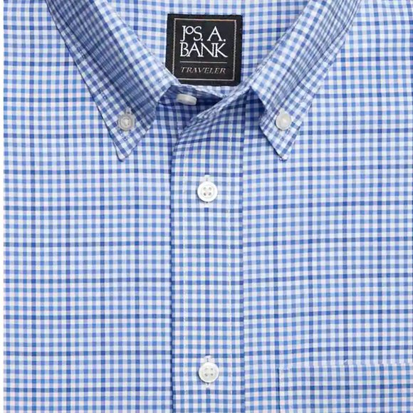 Jos. A. Bank Other - Traveler Collection Traditional Fit Button-Down Collar Check Sports
